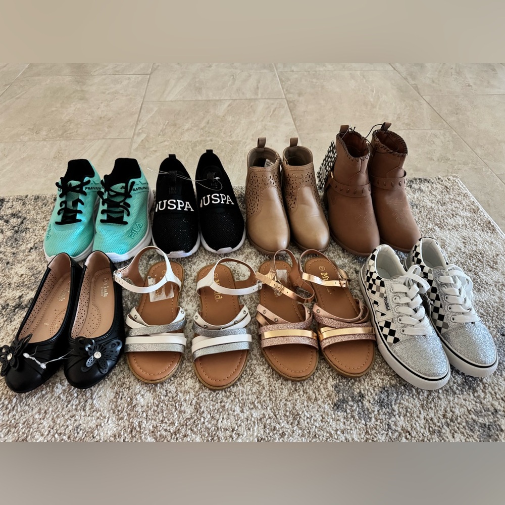 BUNDLE SHOES Girls size 2 NEW